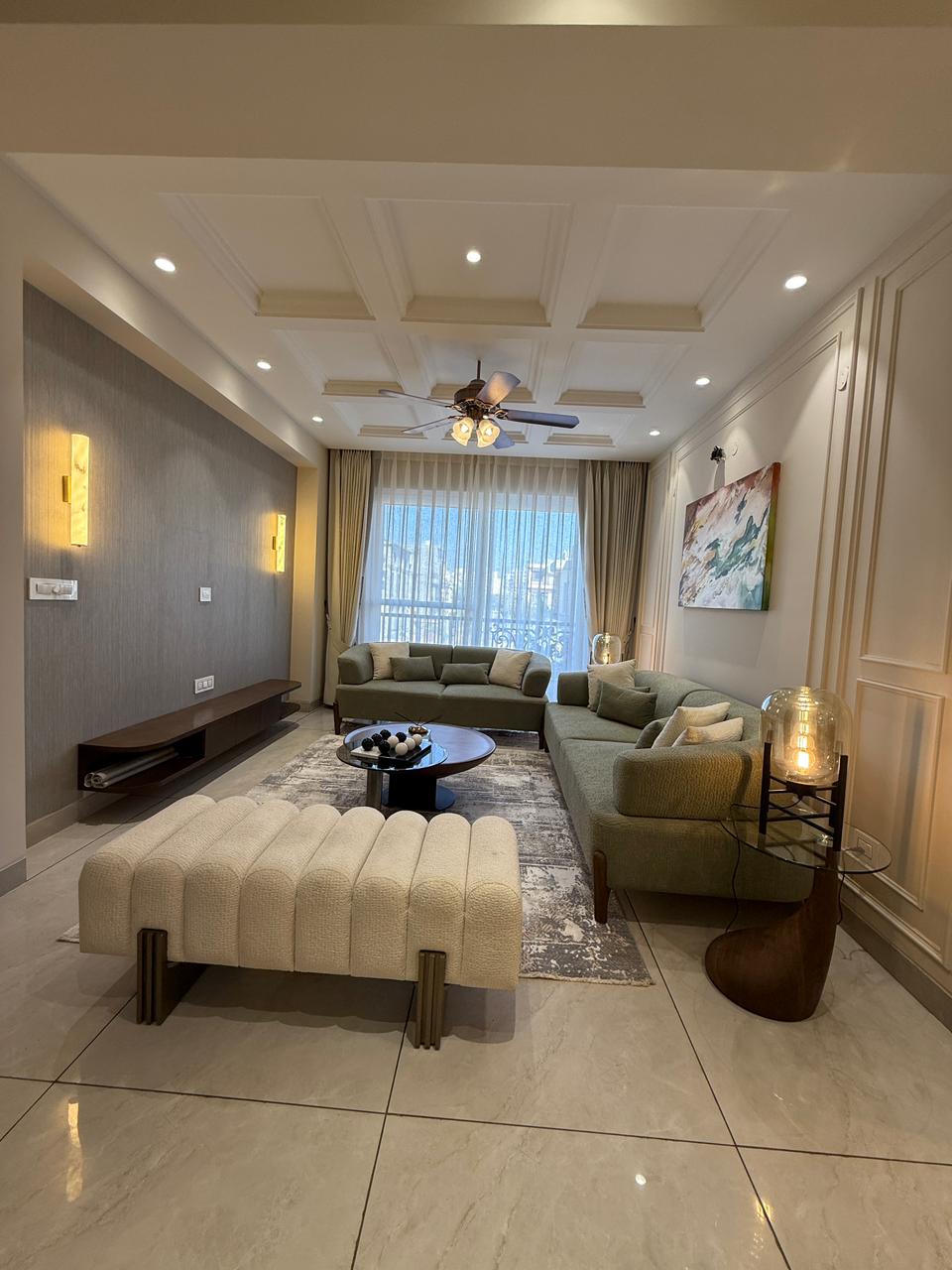 The full length of the living room — The Grandeur, Sector 117 Mohali
