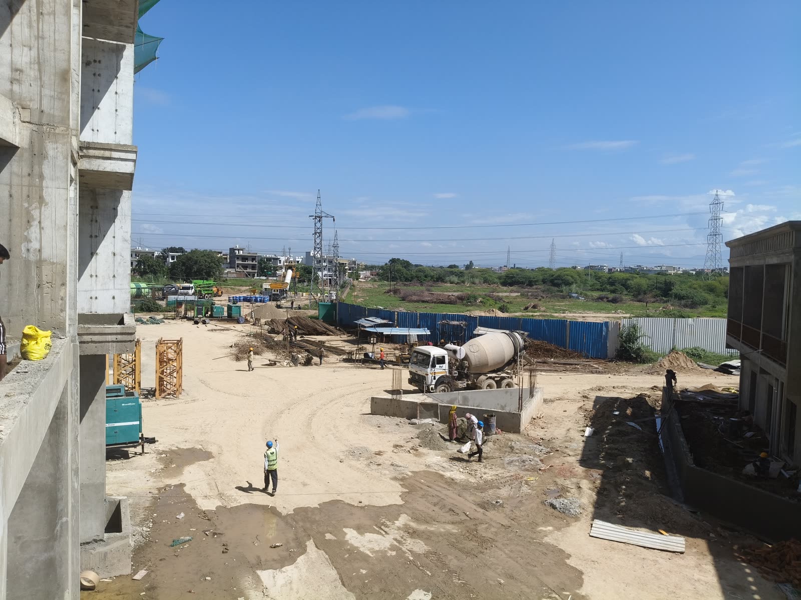 View from the site towards the Shivalik hills