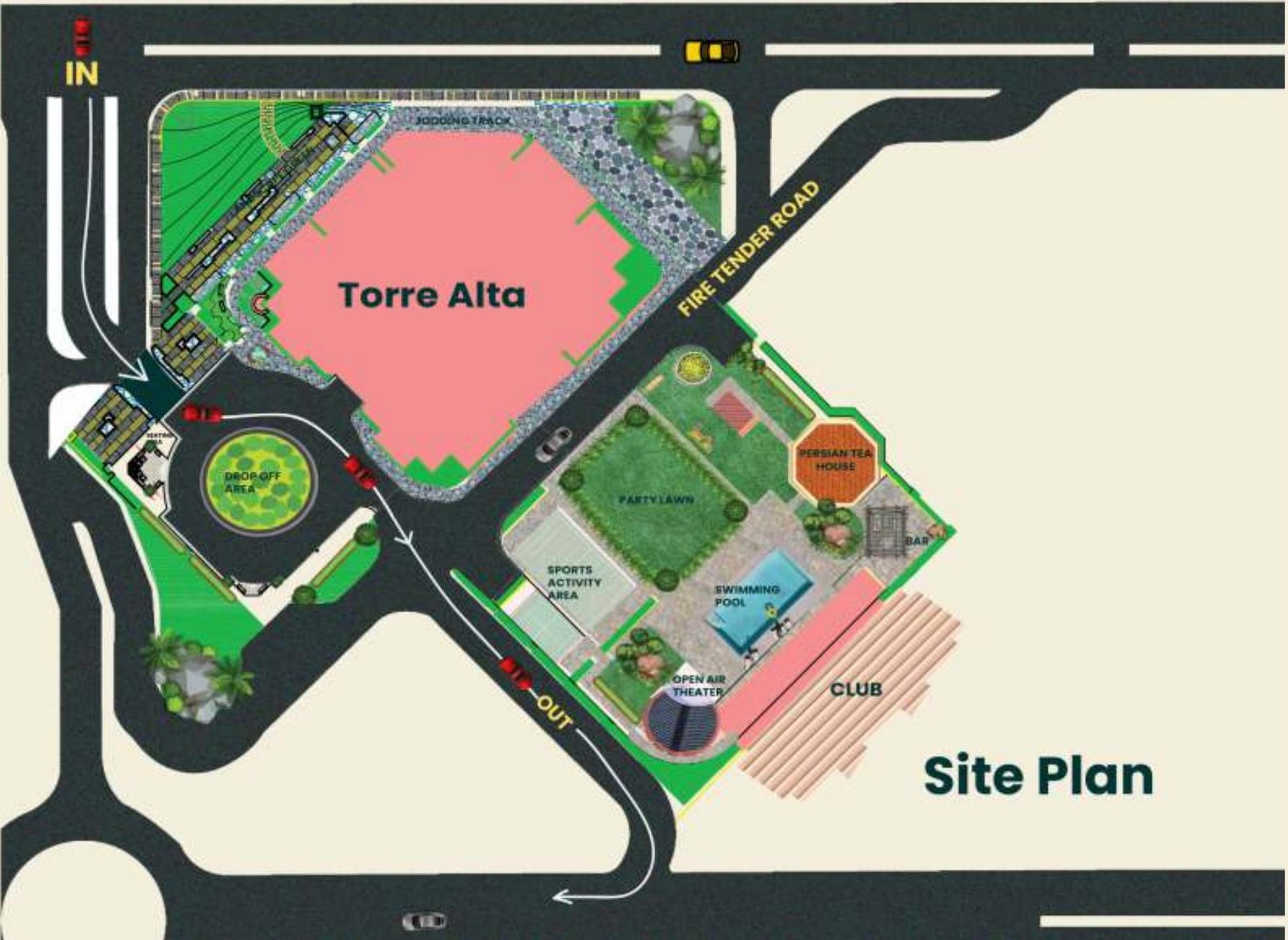 Torre Alta site plan