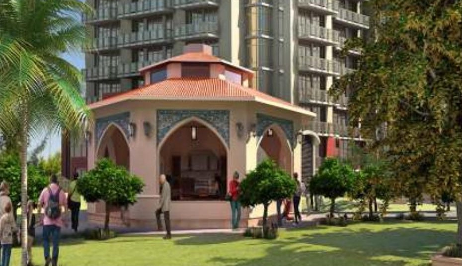 Garden pavilion — architectural render